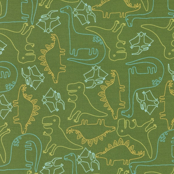 Stomp Stomp Roar by Stacy Iest Hsu for Moda Fabrics 20821-18 Jungle