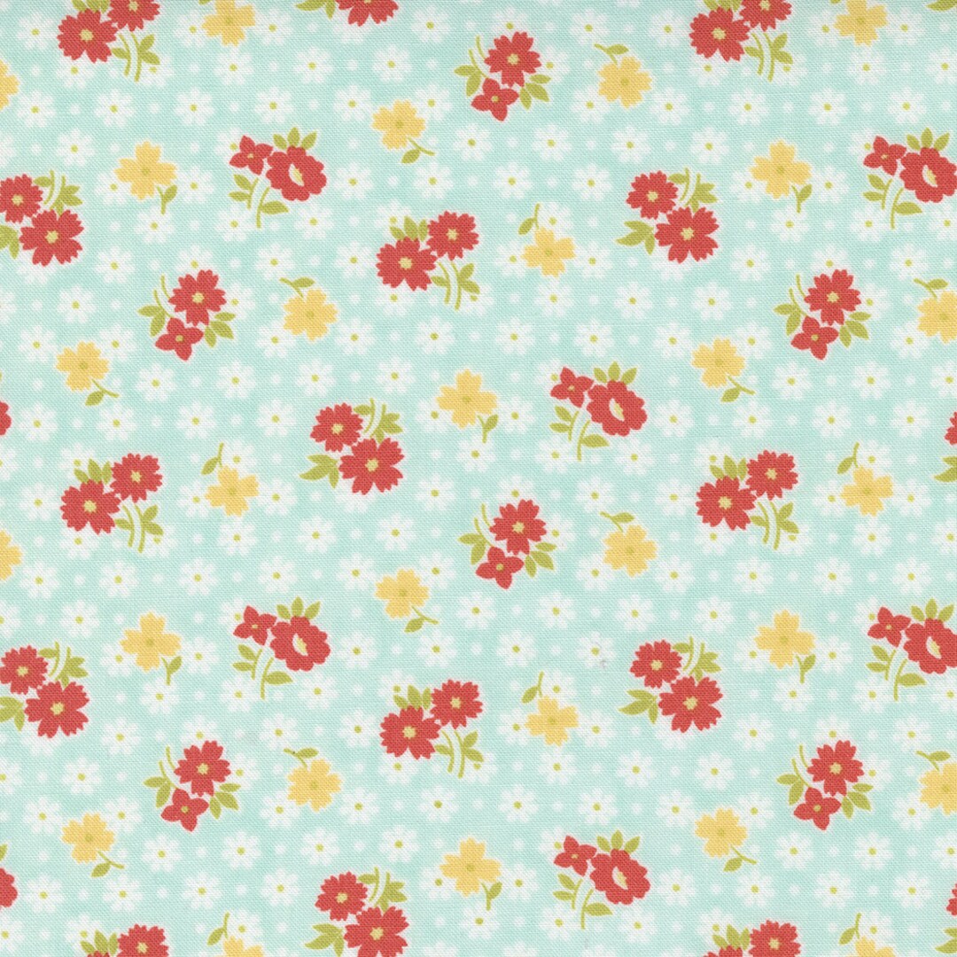 Stitched by Fig Tree & Co for Moda Fabrics 20432-15 Sky - Etsy