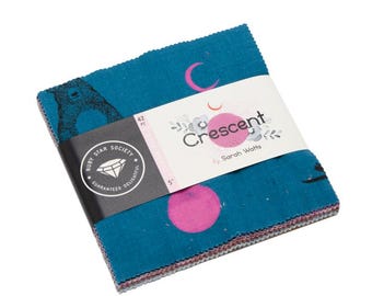 Crescent by Sarah Watts Ruby Star Society for Moda Fabrics, RARE OOP Item RS2001PP Charm Pack