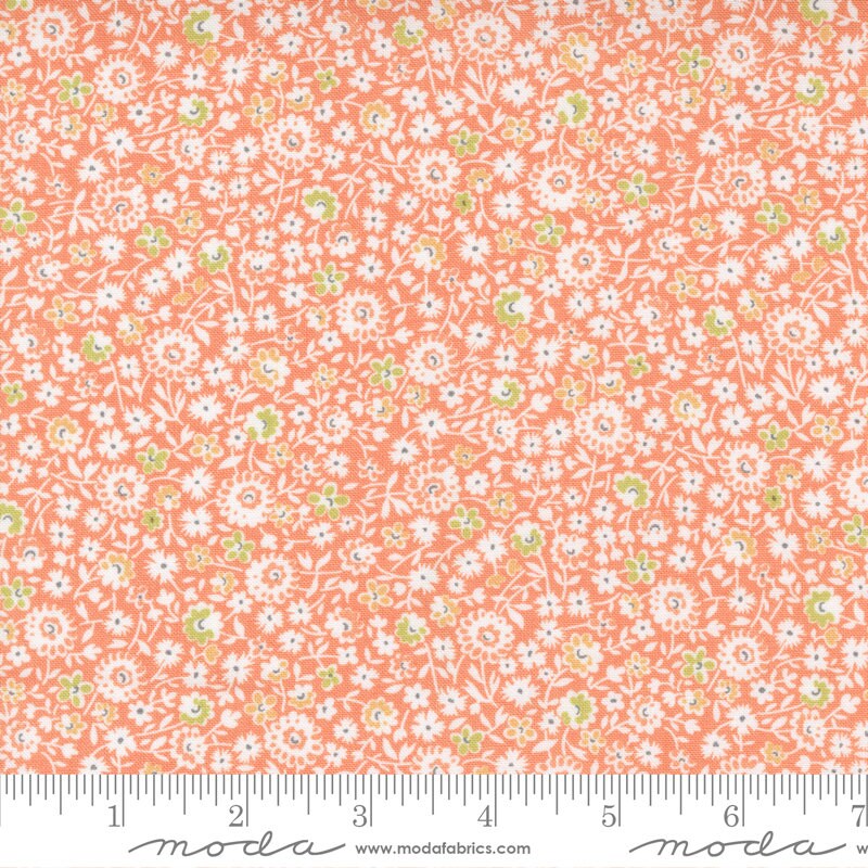 Cinnamon & Cream by Fig Tree and Co for Moda Fabrics 20453-18 Coral - Etsy
