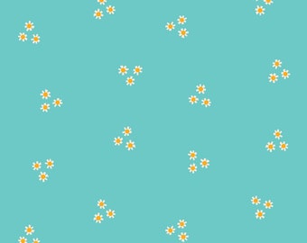 Flowerland by Melody Miller of Ruby Star Society for Moda Fabrics RS0071-14 Turquoise