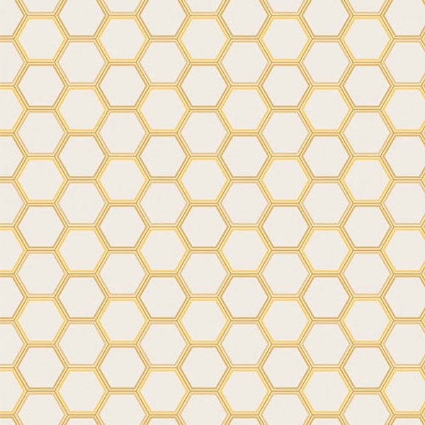 Honeycomb Honey from Honey Fusion by Bonnie Christine for Art Gallery Fabrics FUSHO2607