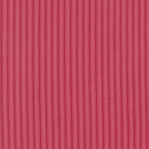 May include: A close-up of a red fabric with vertical stripes. The fabric has a subtle texture.
