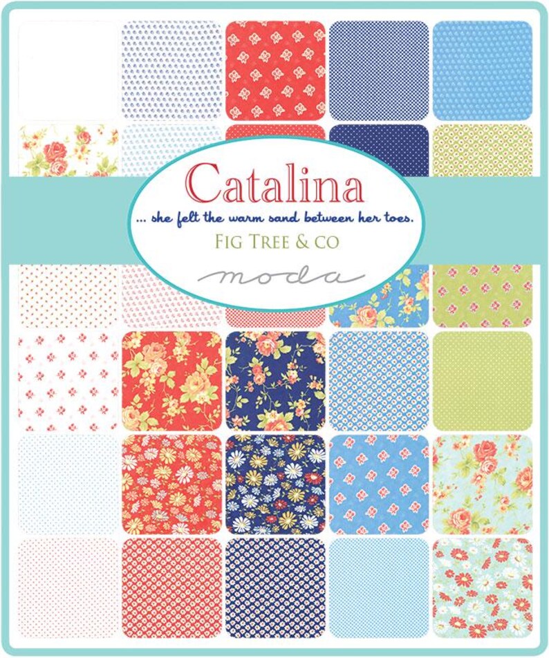 Catalina by Fig Tree & Co for Moda Fabrics, OOP Rare Item Number 20376 ...