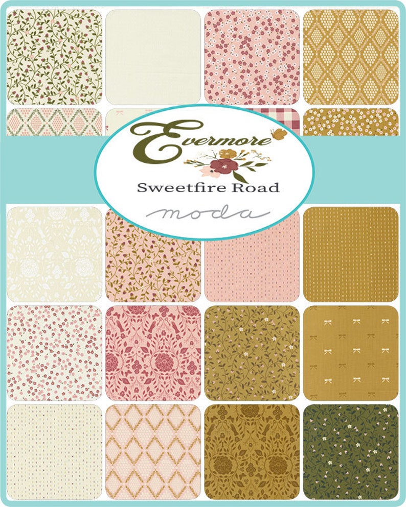 Evermore by Sweetfire Road Design Co for Moda Fabrics 43153-13 Honey image 3