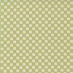 Christmas Stitched by Fig Tree & Co for Moda Fabrics 20447-13 Evergreen