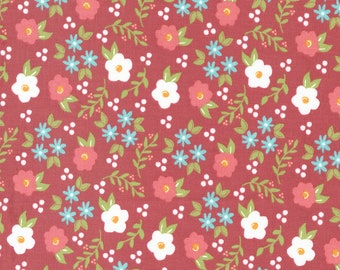 Bountiful Blooms by Sherri & Chelsi for Moda Fabrics 37661-16 Rose