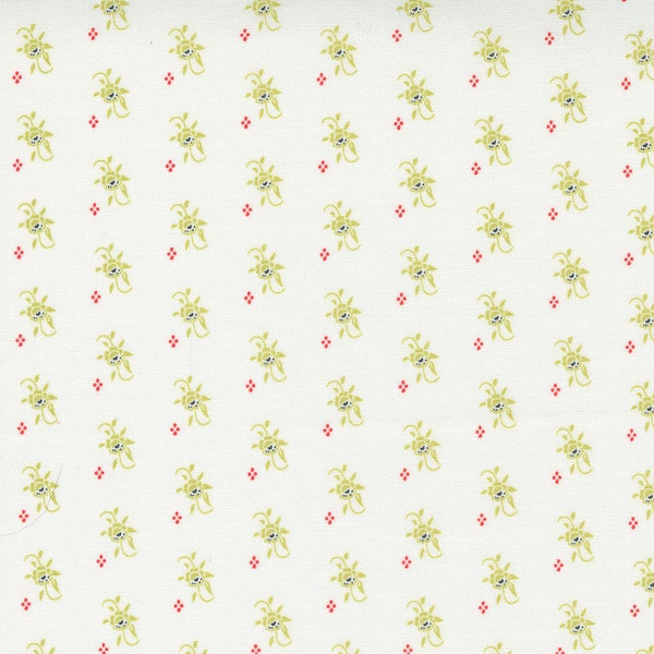 Fresh Fig Favorites by Fig Tree & Co for Moda Fabrics 20412-11 Ivory Green