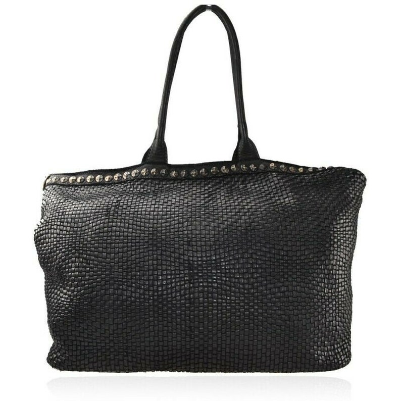 BZNA Bag Grace black Italy vintage shoulder bag designer ladies handbag