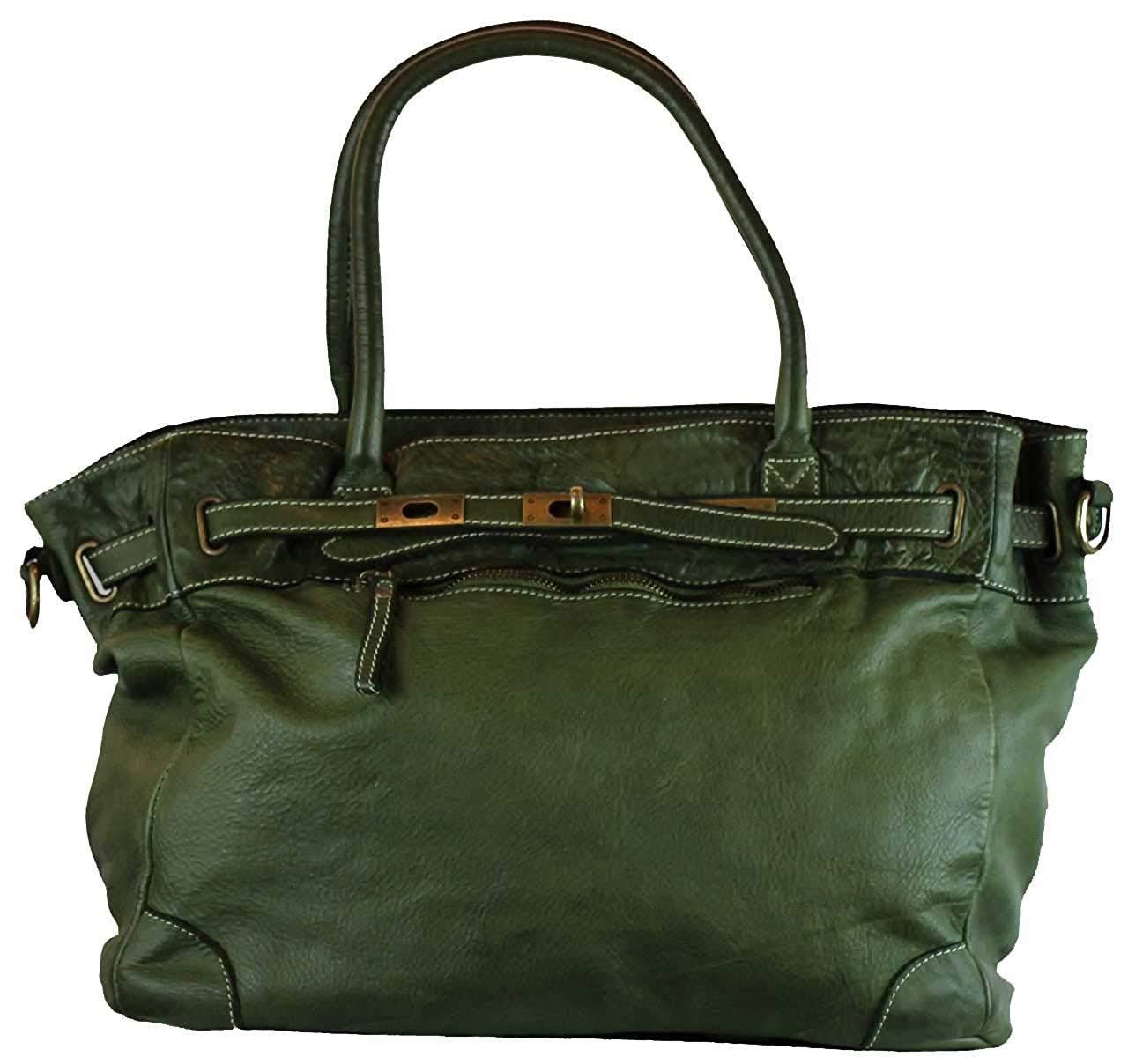 BZNA Bag Mila Green Verde Vintage Italy Designer Business - Etsy