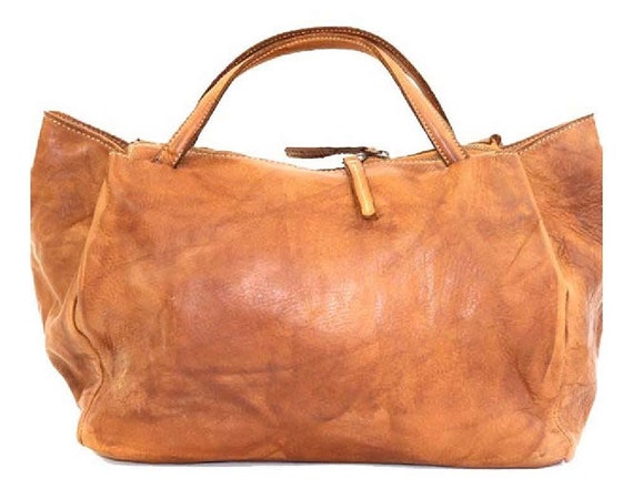 BZNA Bag Diana cognac Italy Designer Damen Handtasche Schultertasche Tasche  Leder Shopper Neu - Etsy.de