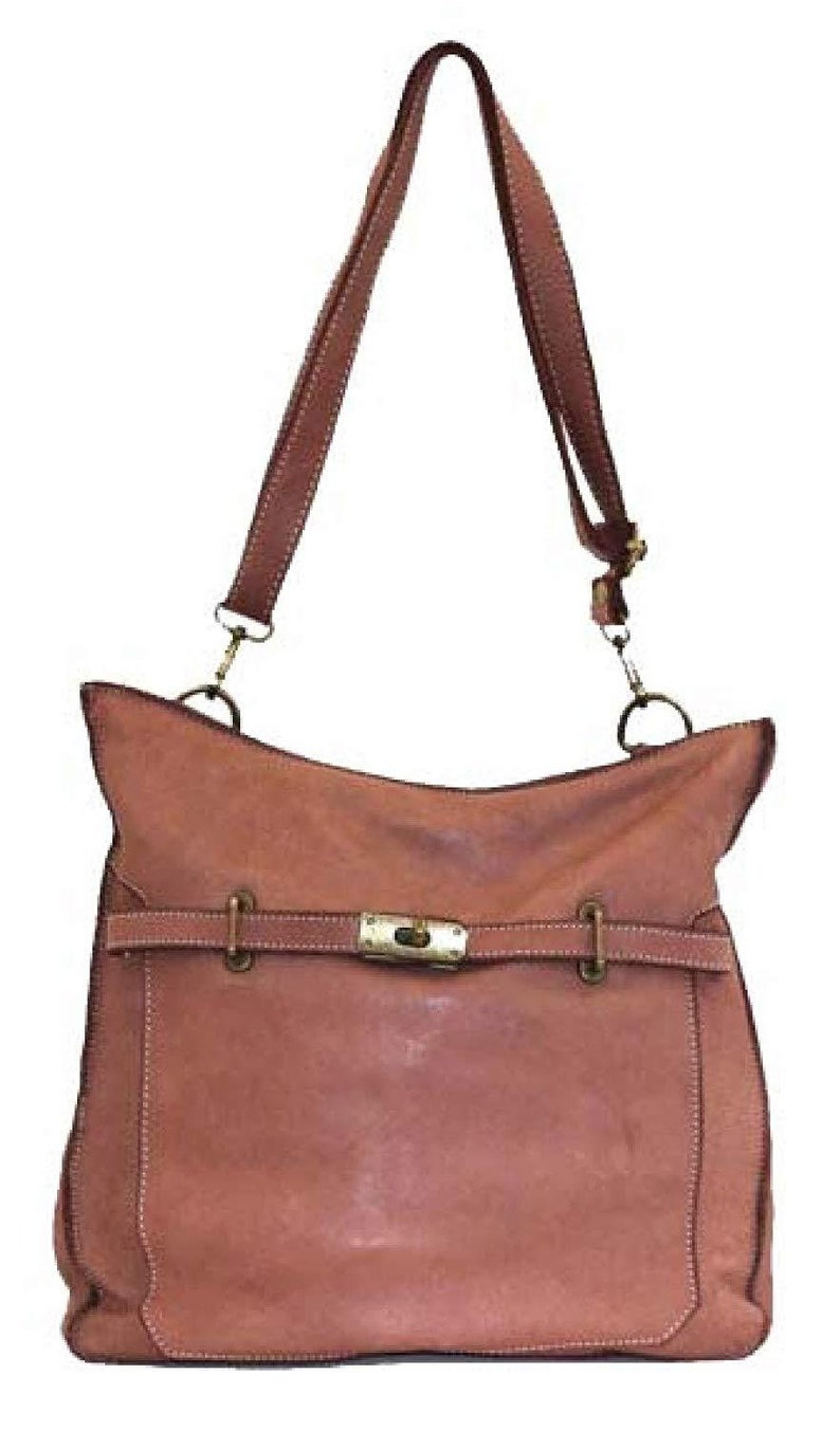BZNA Bag Salma Pink Italy Designer Women/'s Handbag Leather Bag Shoulder Bag Leather Shopper New
