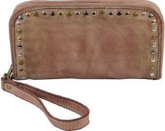 BZNA Berlin Romy rosa Wallet sheep Leather Leder Portemonnaie Geldbörse Clutch