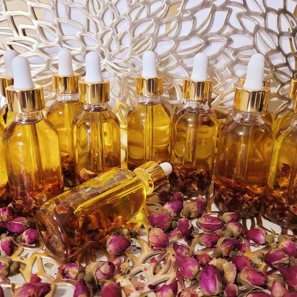 WHOLESALE Rose Petals Infused Face & Body Oil