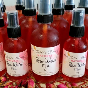 ROSEWATER MIST Infused With Rose Petals/ Refreshing/Toner image 4