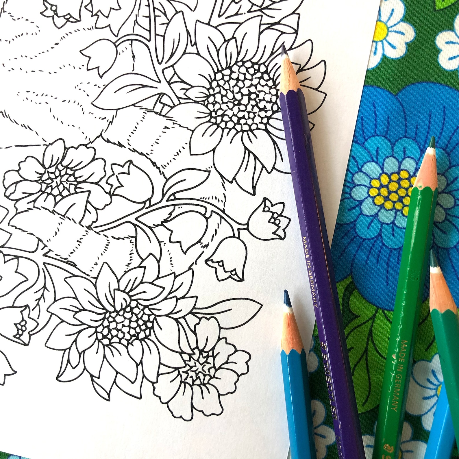 Serendipity PDF Printable Coloring Page Instant Download - Etsy Canada