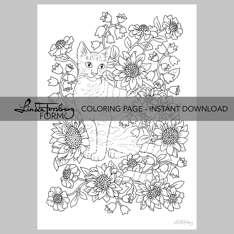 Serendipity PDF Printable Coloring Page Instant Download - Etsy Canada
