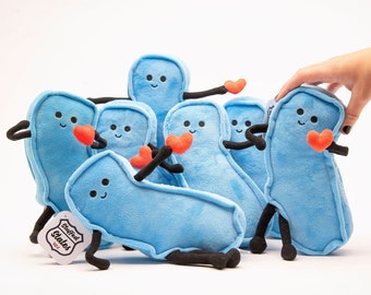 Peluche azul del estado de California, decoración para dormitorios, regalos de graduación, Universidad de California, UCLA, USC, Bruins, ideal para rellenar calcetines navideños.