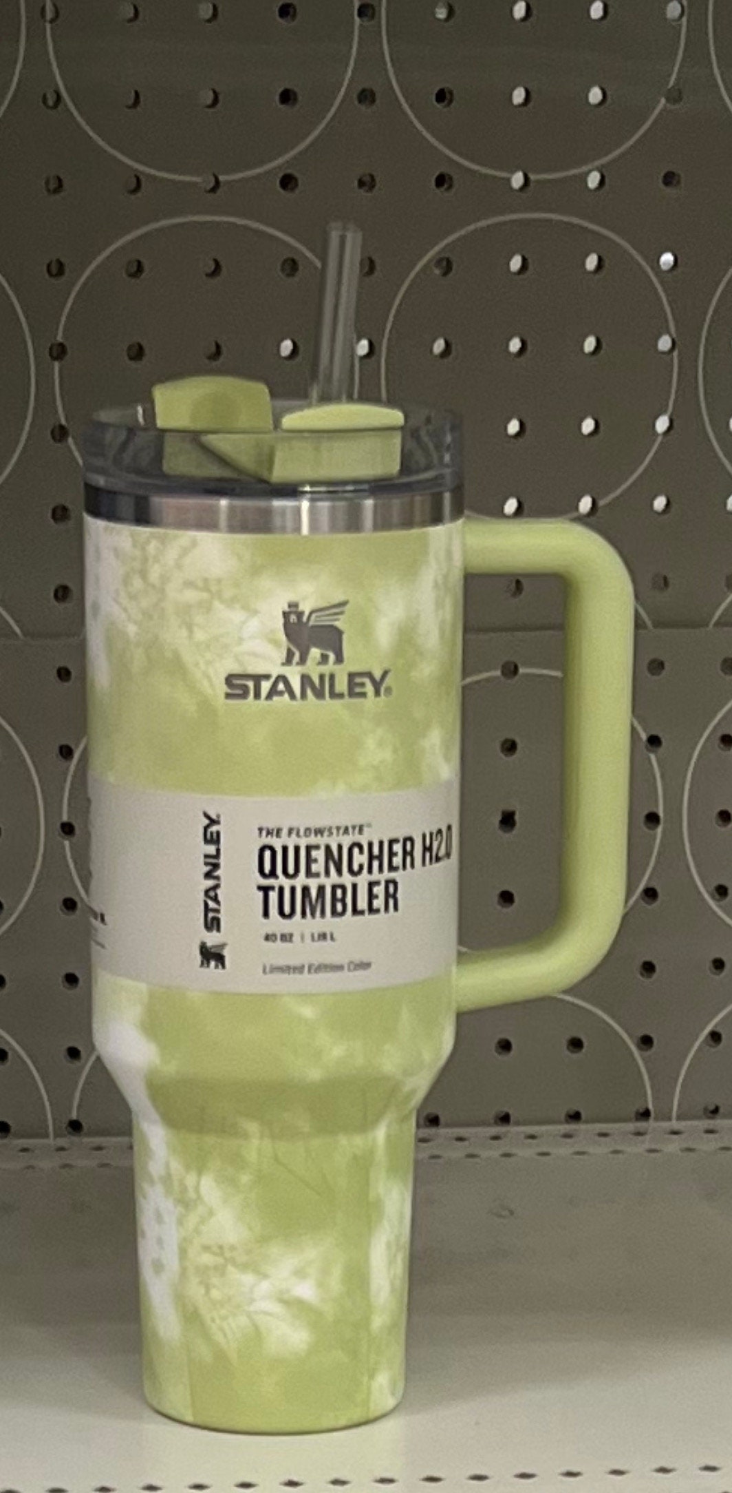 Stanley The Quencher H2.0 Flowstate Stainless Steel Citron Tie Dye Tumbler  40 Oz