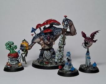 Warhammer Underworlds a peint la bande de guerre Mollog's Mob