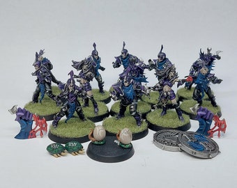 Equipo Bloodbowl hecho a pedido modelos pintados.