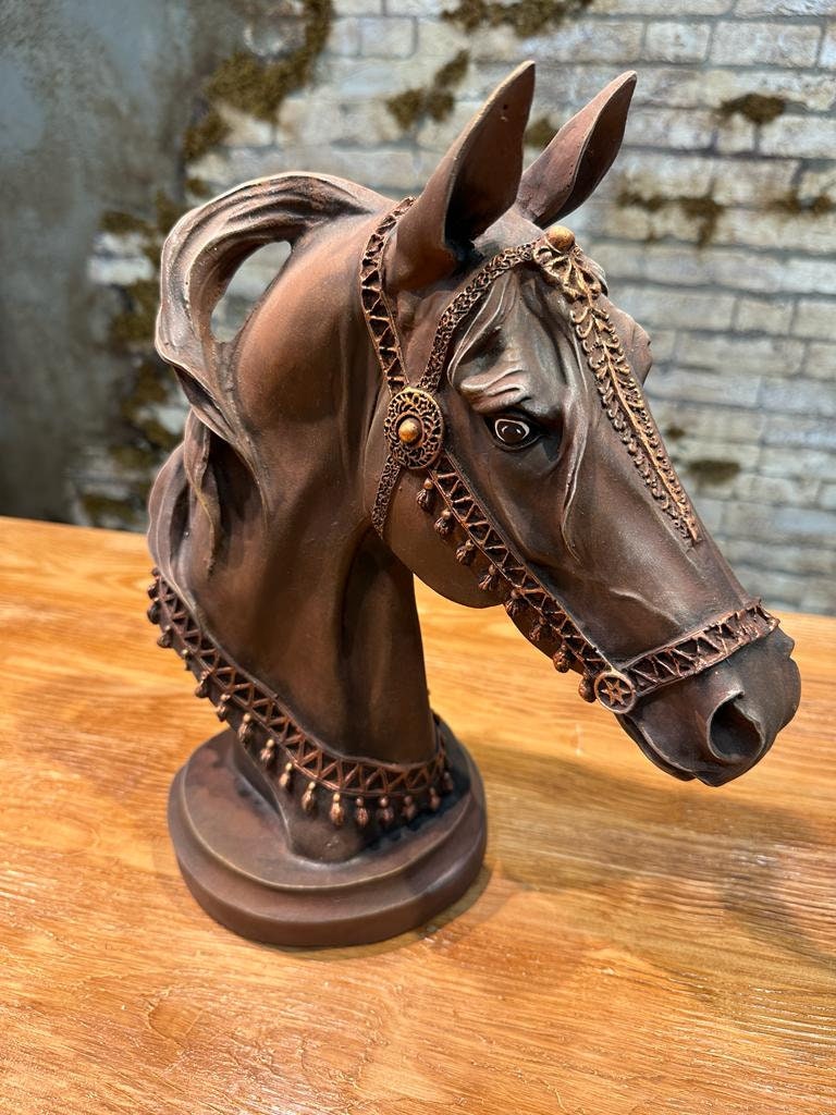 Horse Head Table Top Office Decor, Horse Sculpture Home Decor