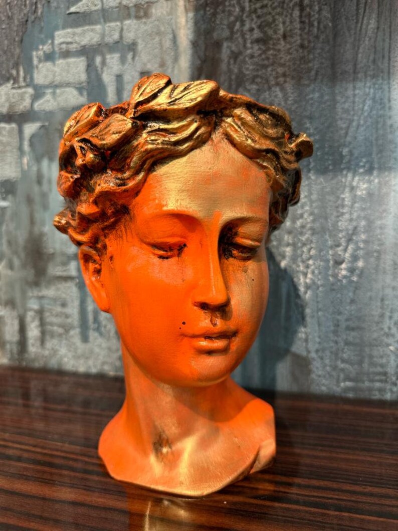 Female Statue Vase, Greek Goddess Statue, Helen Statue Candle