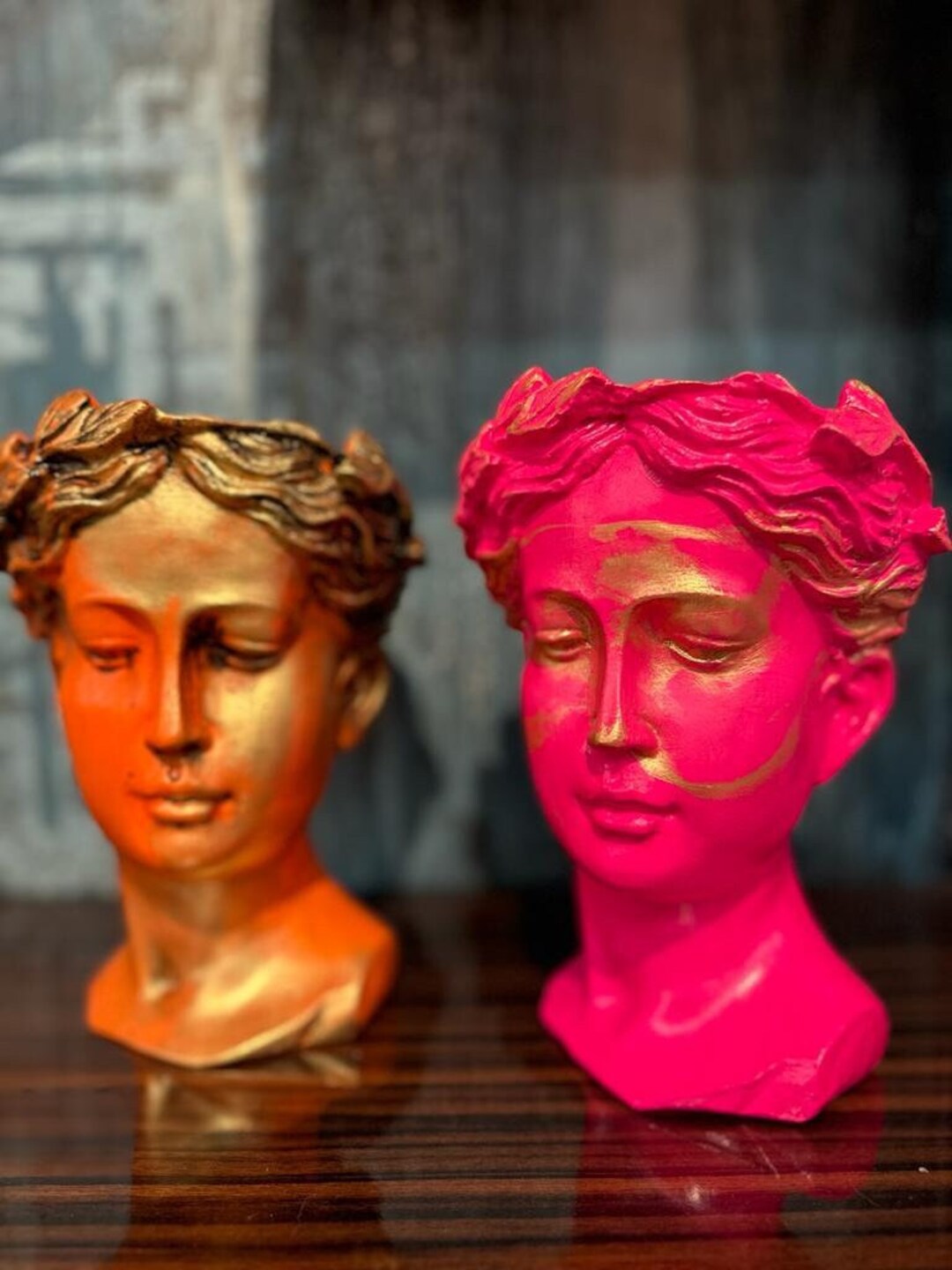 Female Statue Vase, Greek Goddess Statue, Helen Statue Candle