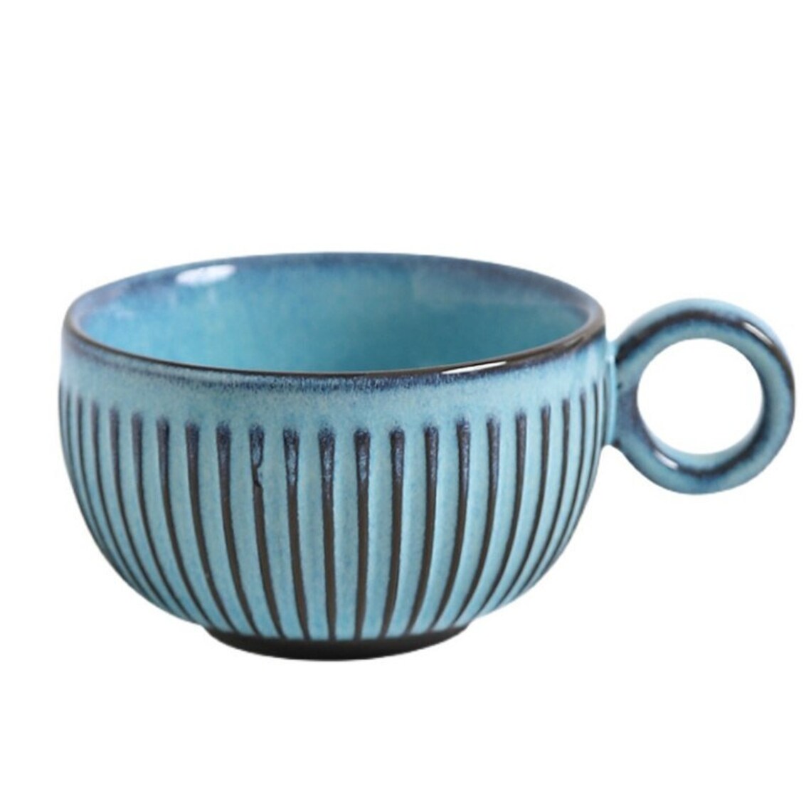 European Retro Style Ceramic Coffee Cup Teacup Breakfast Mug Etsy