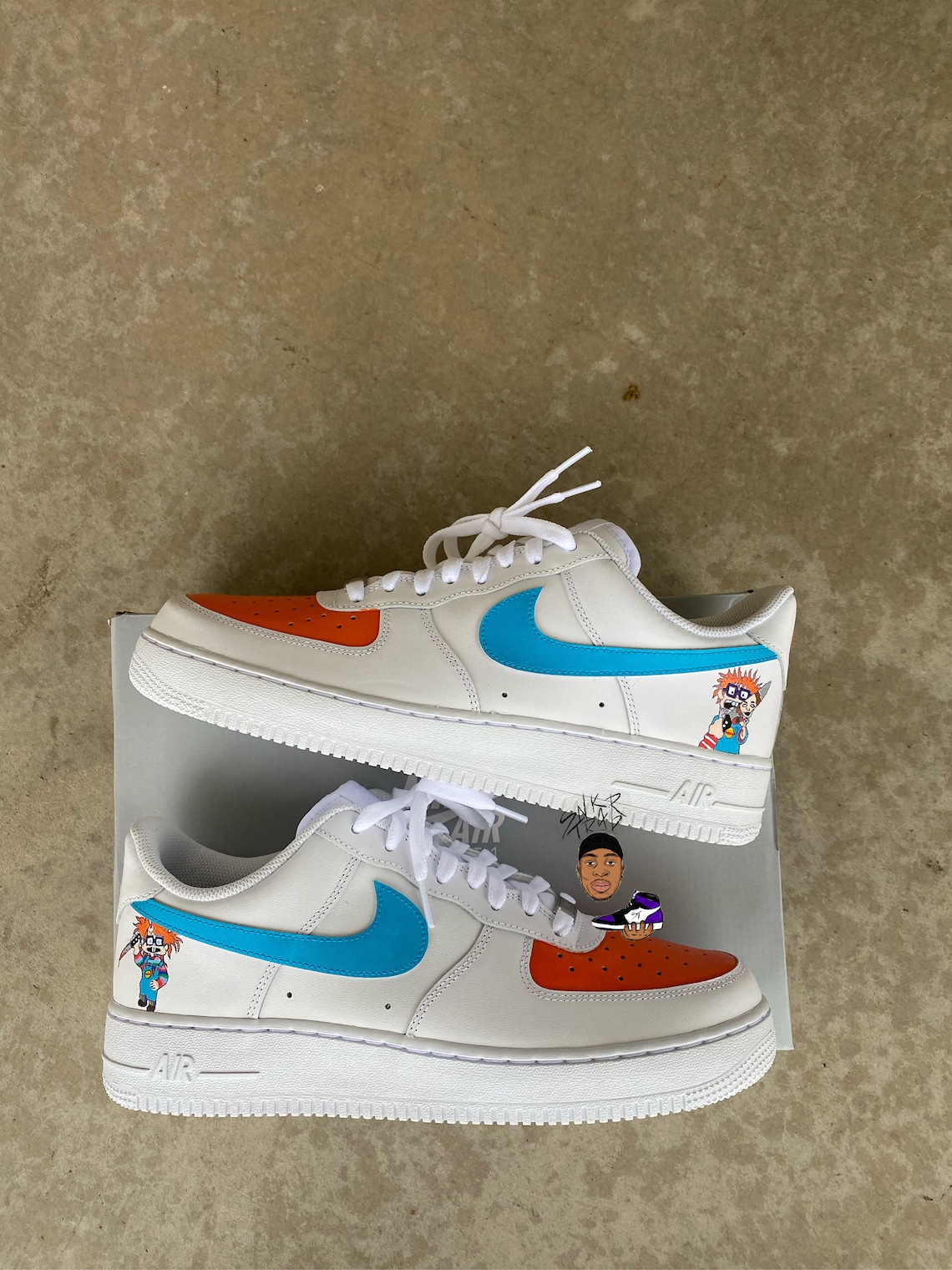 custom air force 1 chucky