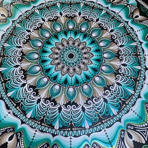 Handcrafted Mandala Art Envelope 36
