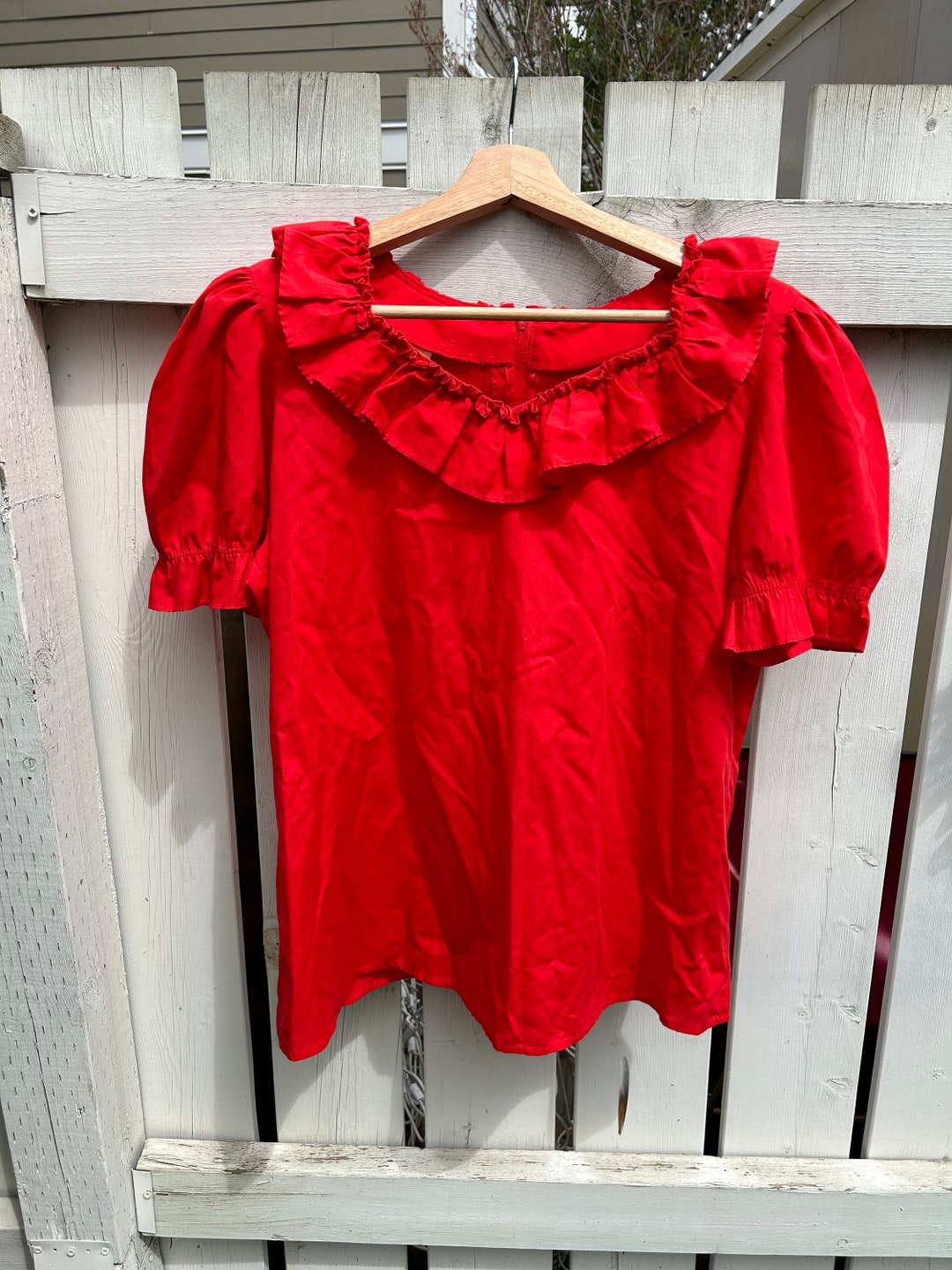 Vintage Western Square Dance Blouse Etsy Canada