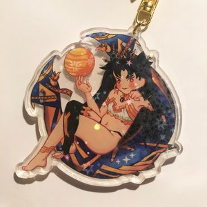 FateGo イシュタル ホログラフィック キーチェーン