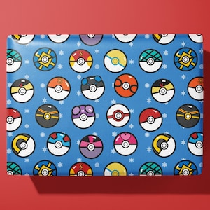 Carta da regalo Pokemon di Natale - Pokeball - Fatto a mano - Pikachu