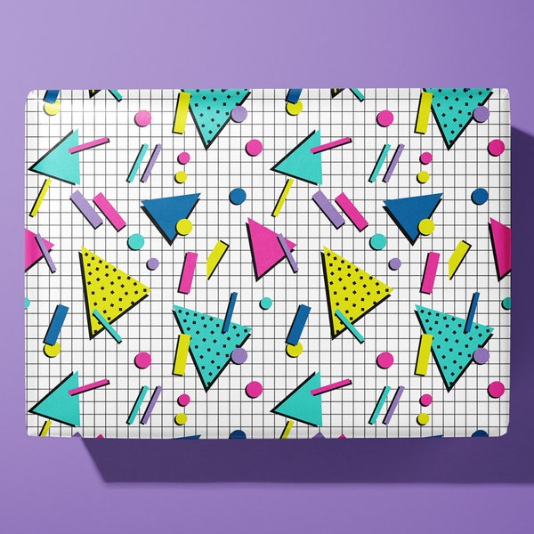 Saved by the Bell style wrapping paper - Hand Made - 80s and 90s kids