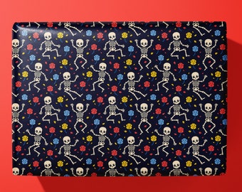 Day of the dead Wrapping Paper  - Día de Muertos - Hand made gift wrap