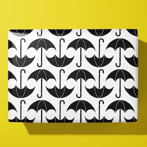 Umbrella Academy inspired wrapping paper | Gift Wrap - Hand Illustrated