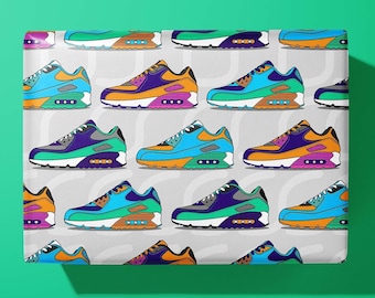 Funky Sneaker / Trainer - Wrapping Paper - ECO