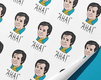 Alan Partridge Wrapping Paper - Hand Illustrated