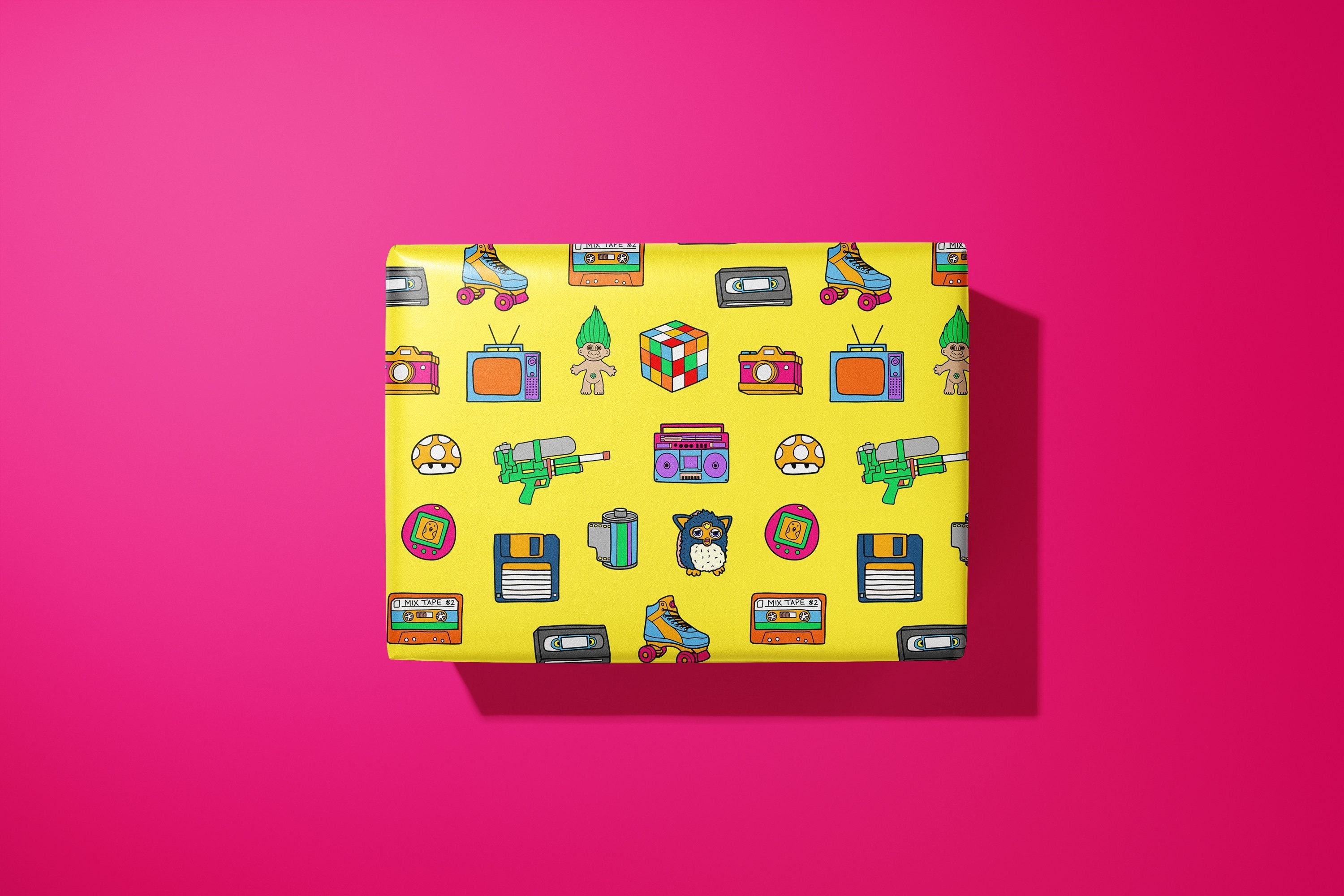 90s classics wrapping paper - Hand Made - 80s and 90s kids