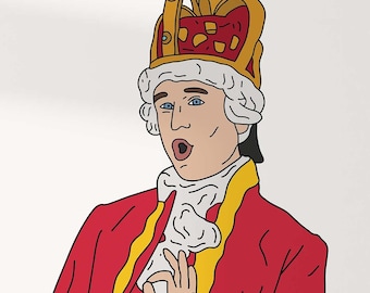 Cartoon Drawing King George Hamilton Drawing Lord George Hamilton