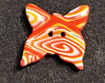 Polymer Clay Buttons. Lightweight Handmade Decorative Buttons. Different Shape and Number. See Detailed Listing. Matte Finish.