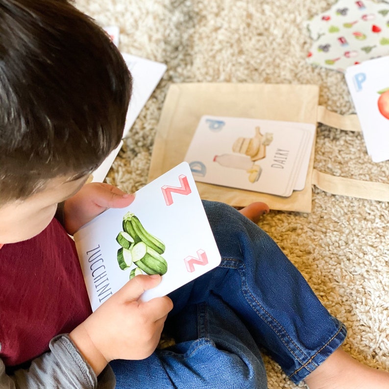 ABC Flash Card Deck Alphabet Flash Cards for Kids Alphabet Etsy Canada