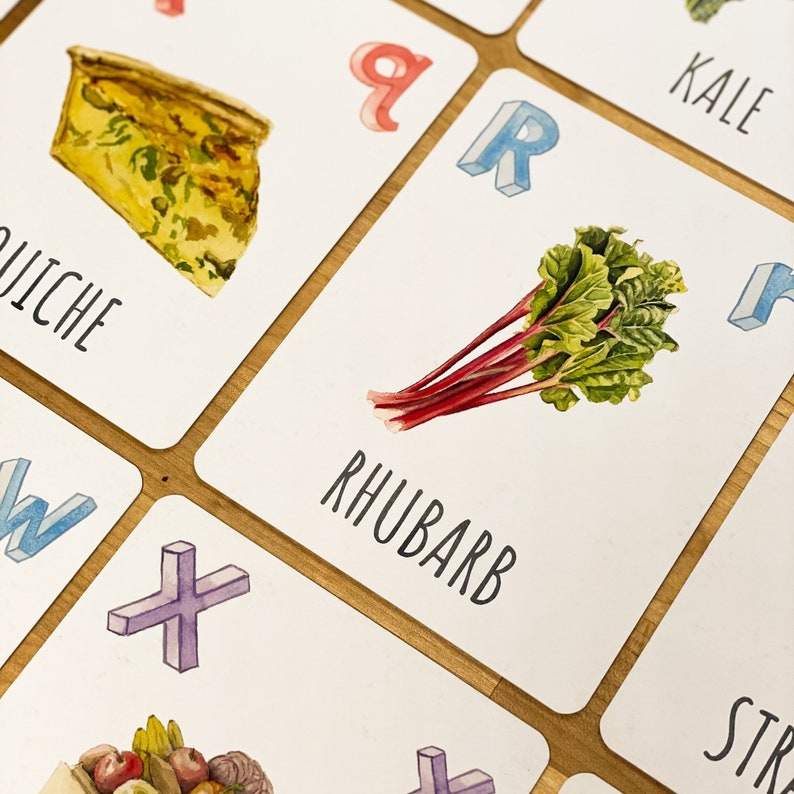 ABC Flash Card Deck Alphabet Flash Cards for Kids Alphabet Etsy Canada