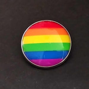Badge rainbow flag enamel alfiller sipellet stift rainbow flag