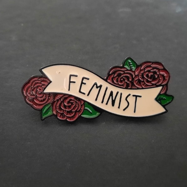 Pin's "Feminist" enamel alfiler spillette stif "Feminist"