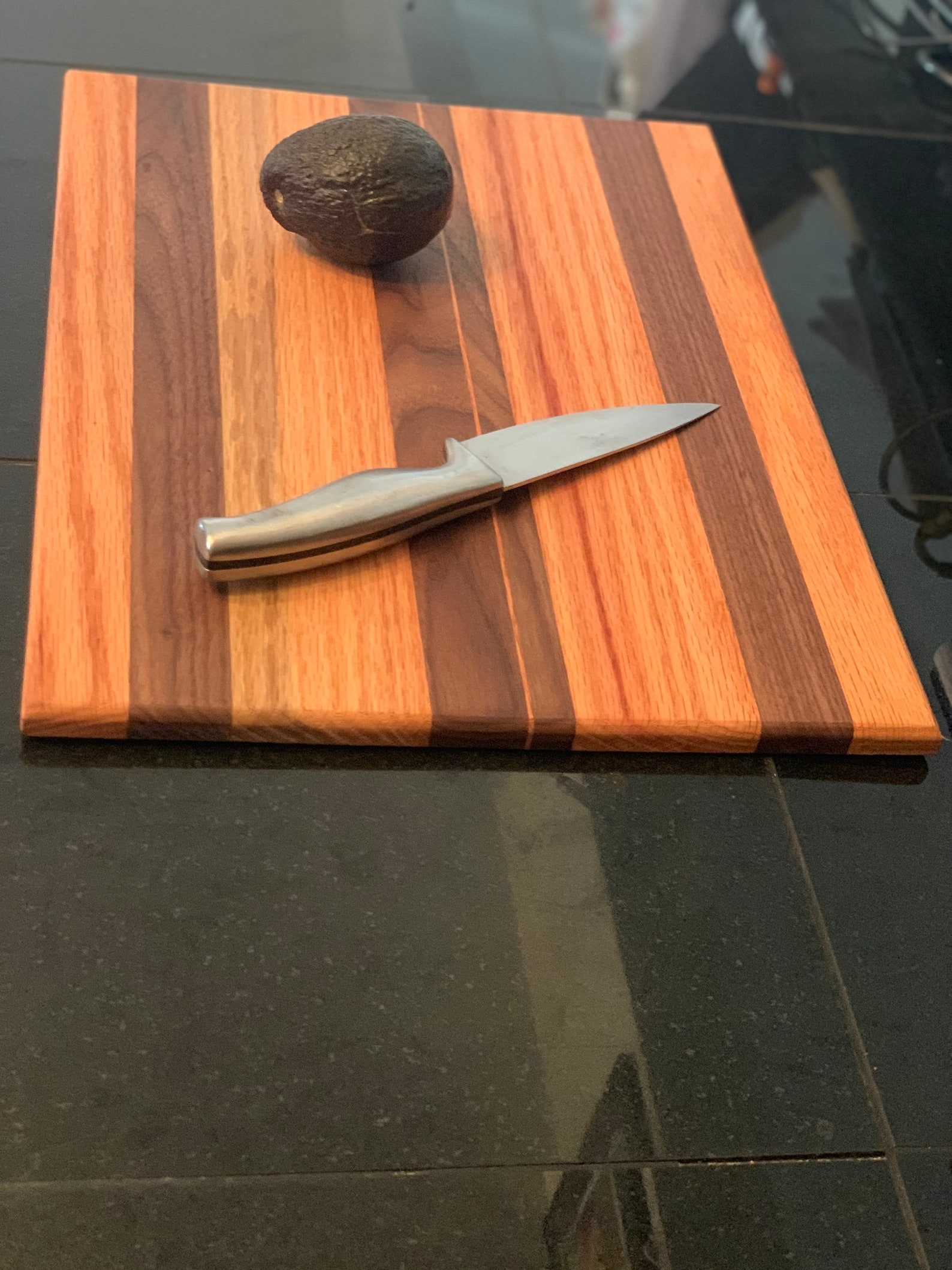 Hand made walnut and red oak cutting board Etsy