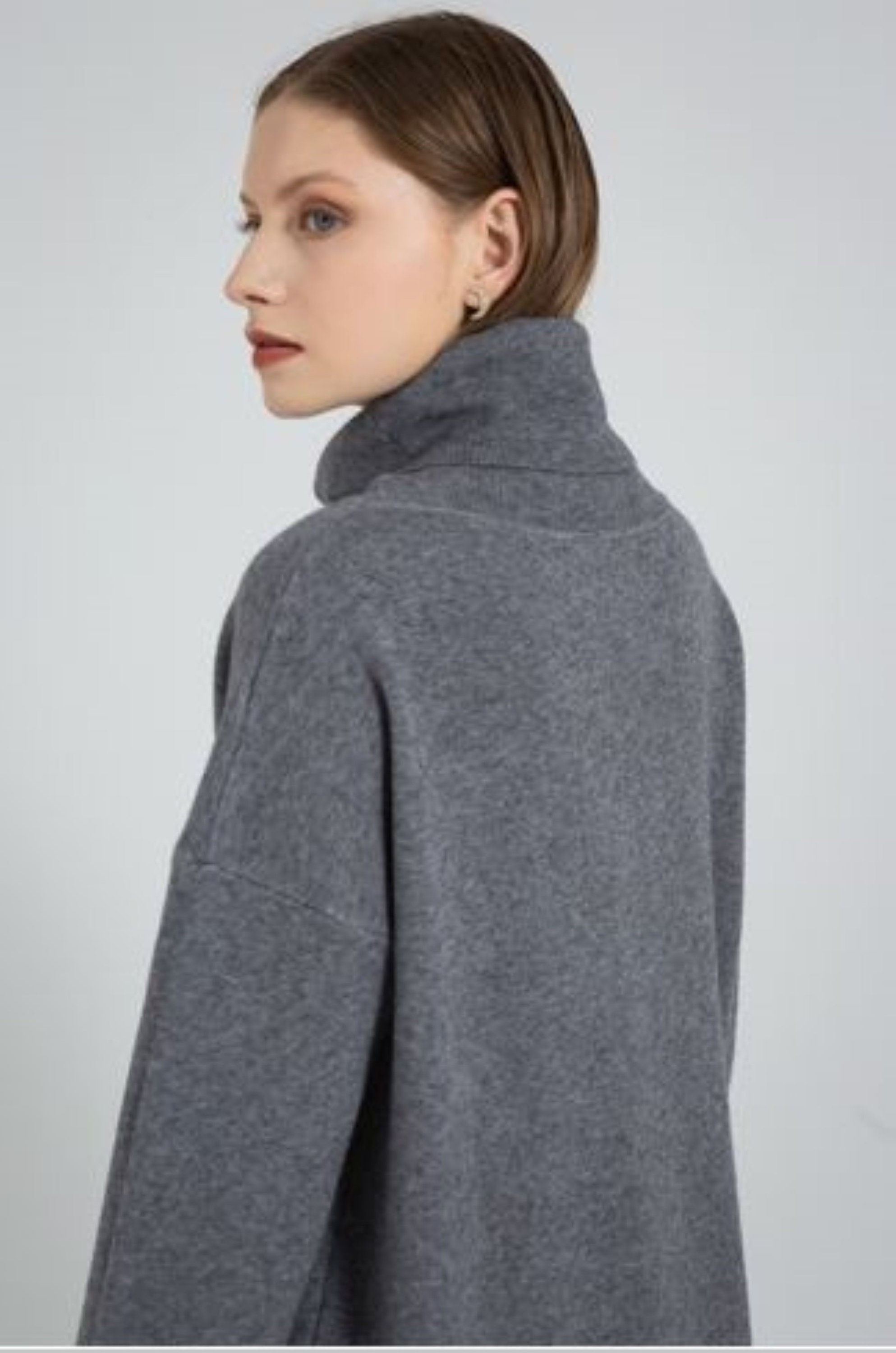 DressBetty - Snowflake Turtleneck Loose Sweater main image 1