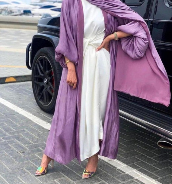 Silk abaya deals