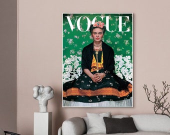 Frida Kahlo Vogue Etsy